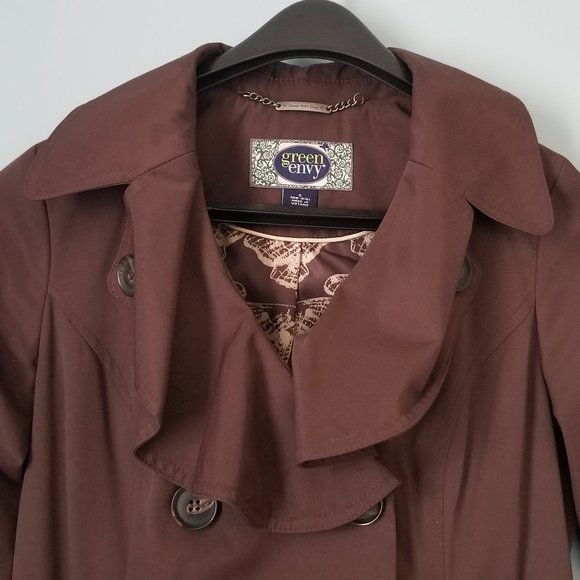Green Envy Brown Jacket size small - Picture 3 of 5
